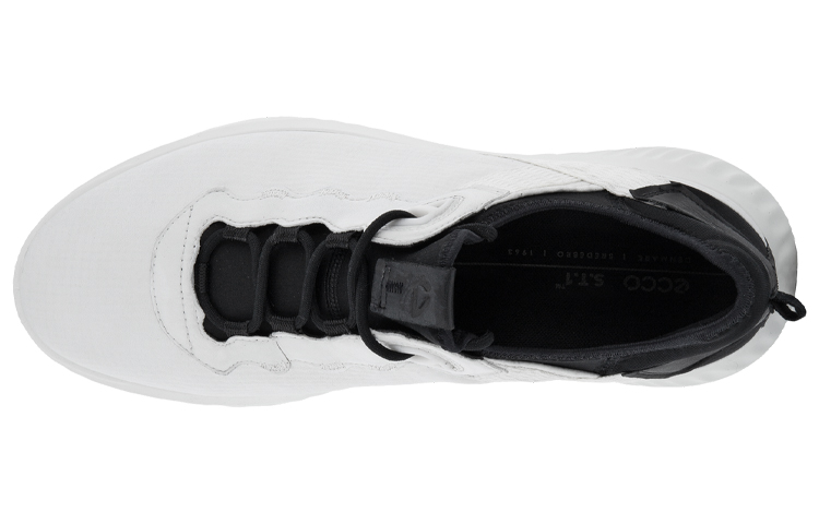Ecco ATH 1FM L Cushioning, Slip Resistant, Abrasion Resistant Coverage Low Top Casual Shoes Men's Black White