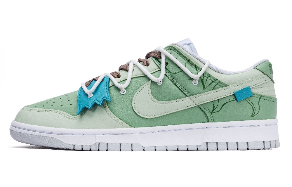 Nike Dunk Skateboard Shoes Men Low-Top Green