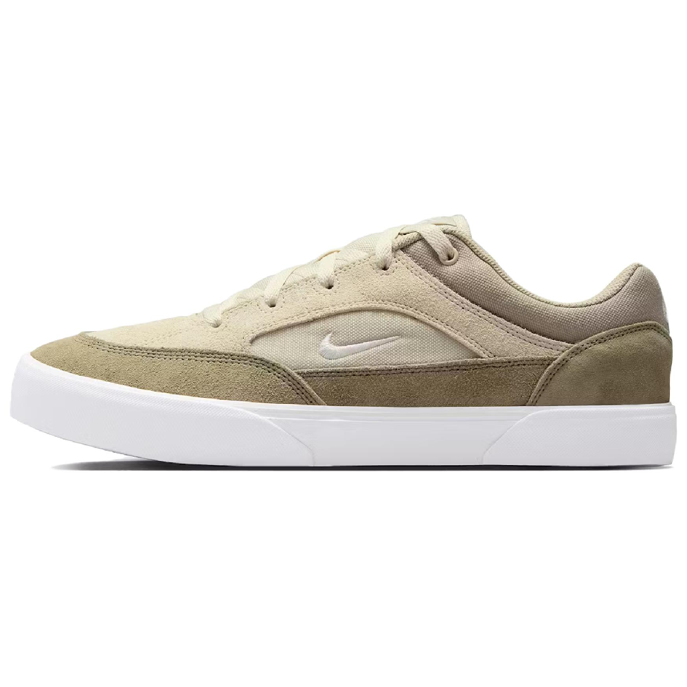 Nike SB MALOR Abrasion Resistant Low Top Skateboard Shoes Unisex Khaki Brown