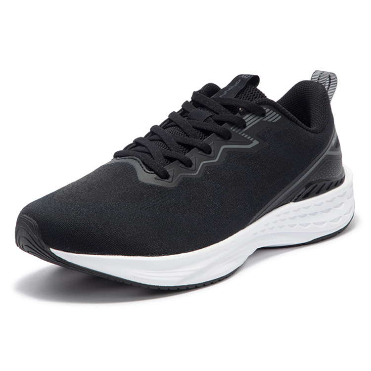 361° Flying Fish 3.0 Cushioning, Slip Resistant, And Abrasion Resistant Low Top Casual Running Shoes Men's Black White