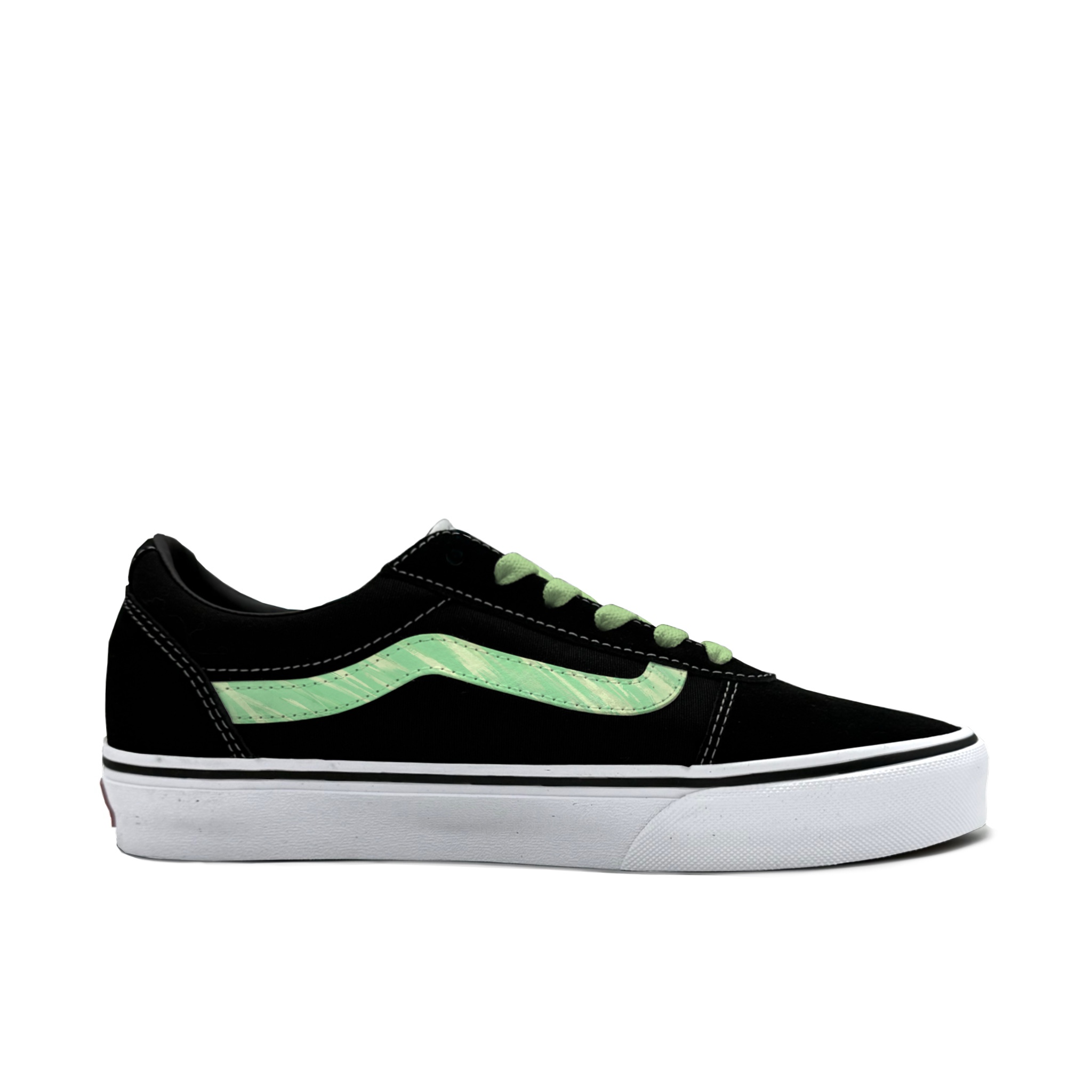 Vans Ward Abrasion Resistant Low Top Skateboard Shoes Women's Light Green