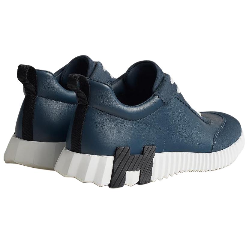 HERMES Bouncing Low Top Casual Shoes Men's Blue купить в интернет-магазине Yoocart с быстрой доставкой по России.