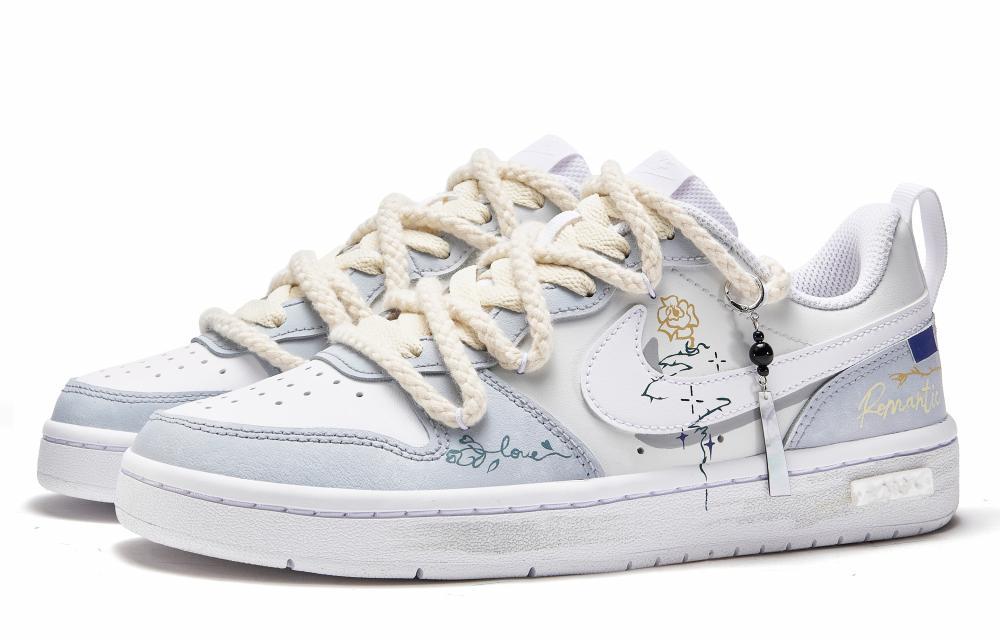 Nike Court Borough 2 Skateboard Shoes Women's Low top White купить в интернет-магазине Yoocart с быстрой доставкой по России.