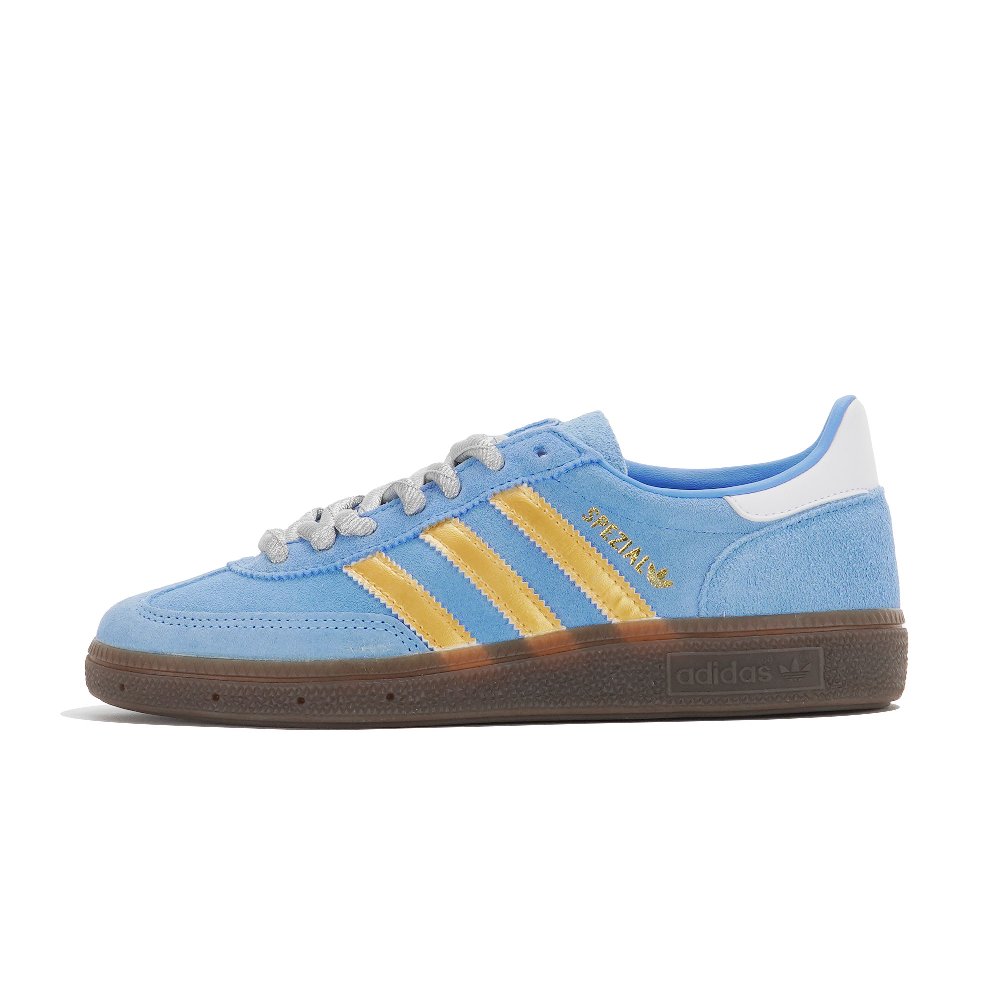Adidas Originals HANDBALL SPEZIAL Anti-Slip Wear-Resistant Low-Top Skateboard Shoes Unisex Yellow Blue