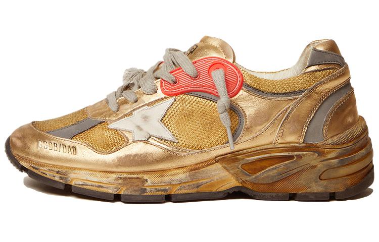 Golden Goose Running Sole Distressed-effect Sneakers