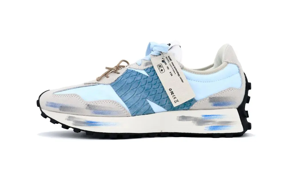 New Balance NB 327 Running Shoes Unisex Low top Gray/Blue