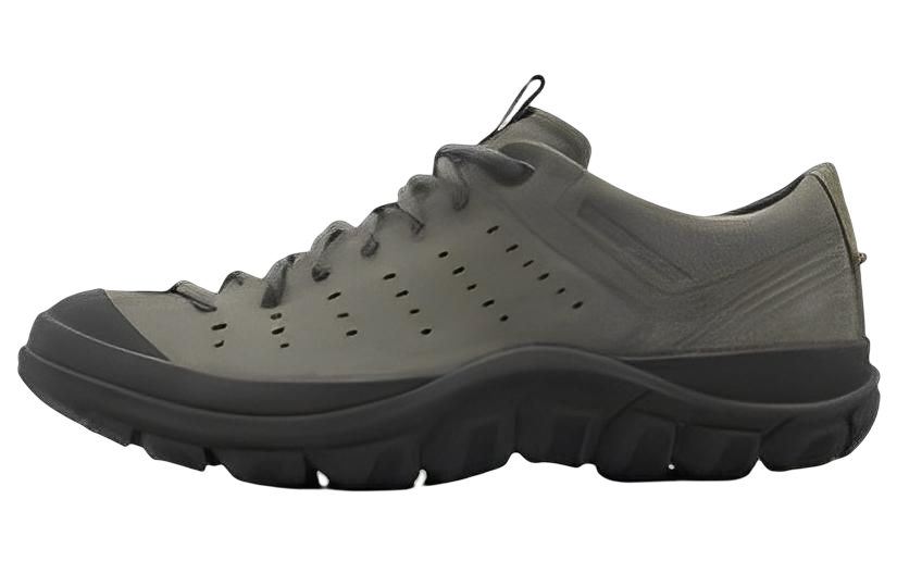 CAT Fused Lace Collection Anti-Slip Wear-Resistant Low-Top Outdoor Shoes Gray