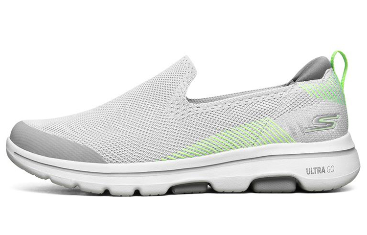 Skechers Go Walk 5 Breathable Abrasion Resistant Cushioning Low Top Casual Shoes Men's Gray