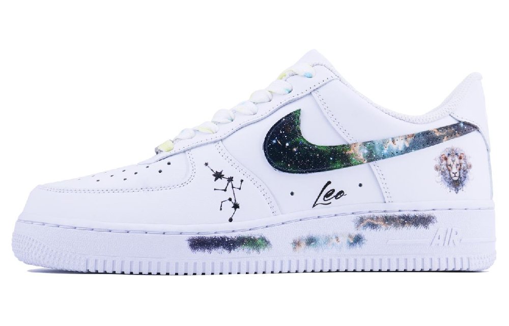 Nike Air Force 1 Leo SDS Low Top Skateboard Shoes GS White