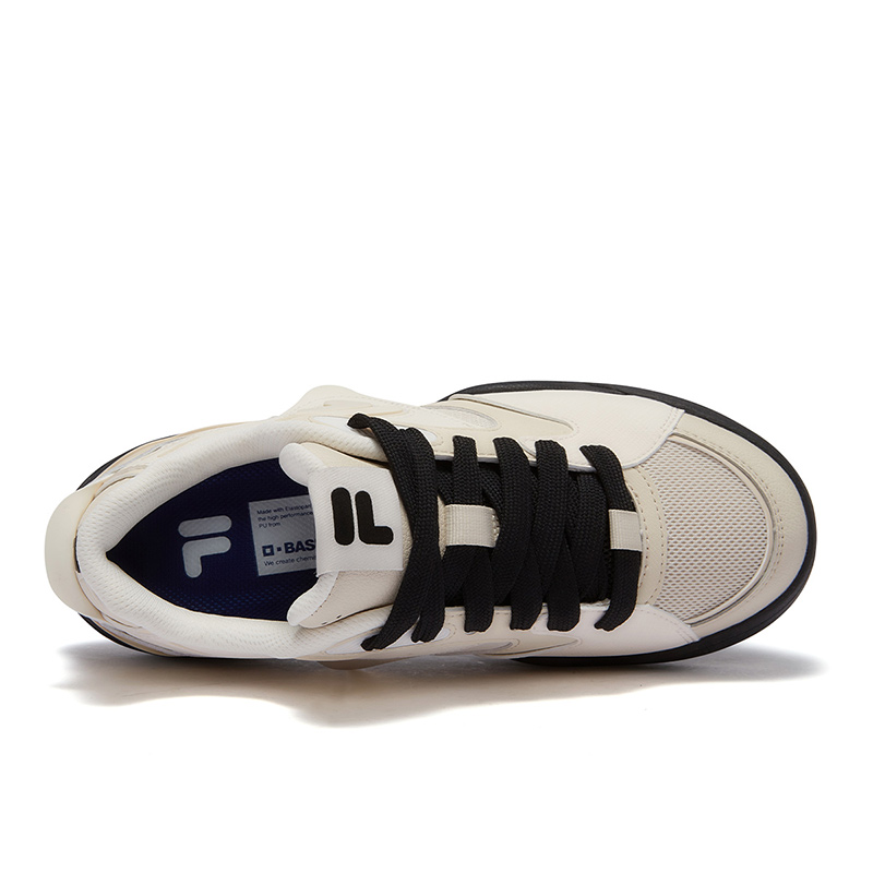 FILA FUSION KICK II Low Top Casual Shoes Women's Birch Brown Sea Salt Pink