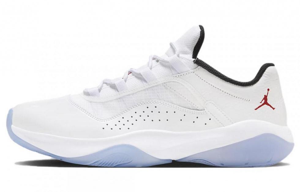 Jordan Air Jordan 11 Винтажные баскетбольные кроссовки Низкие Белые Мужские