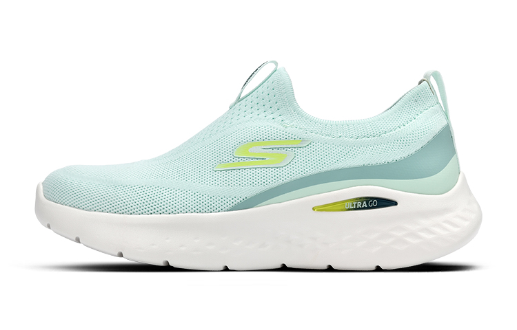 Skechers Breathable Low-Top Running Shoes Women's Mint
