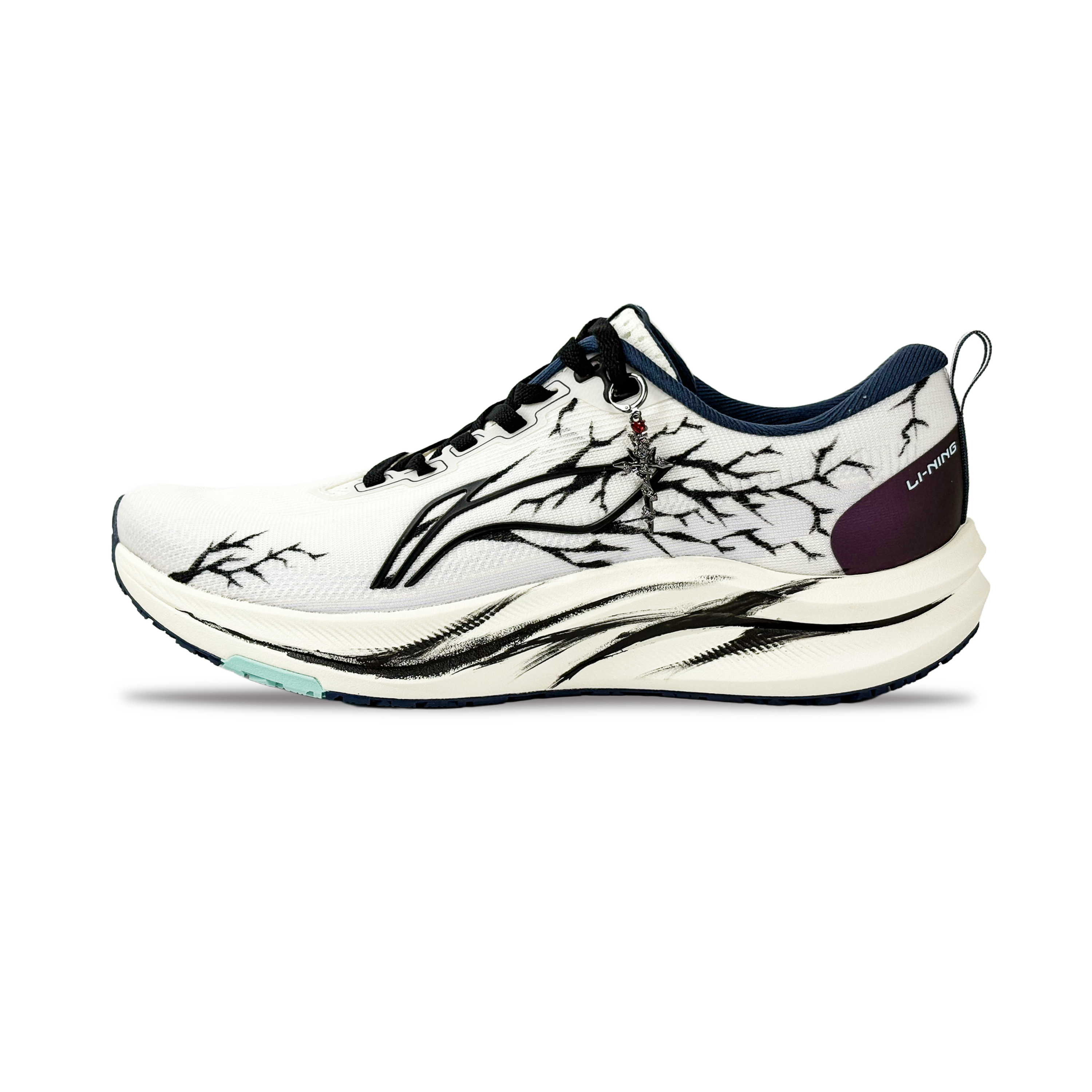 LINING Red Hare 8 Running Shoes Men's Low top Black/White