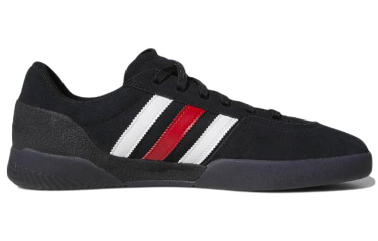Adidas Originals City Cup Anti Slip Wear Resistant Low Top Skateboard Shoes Men's Black