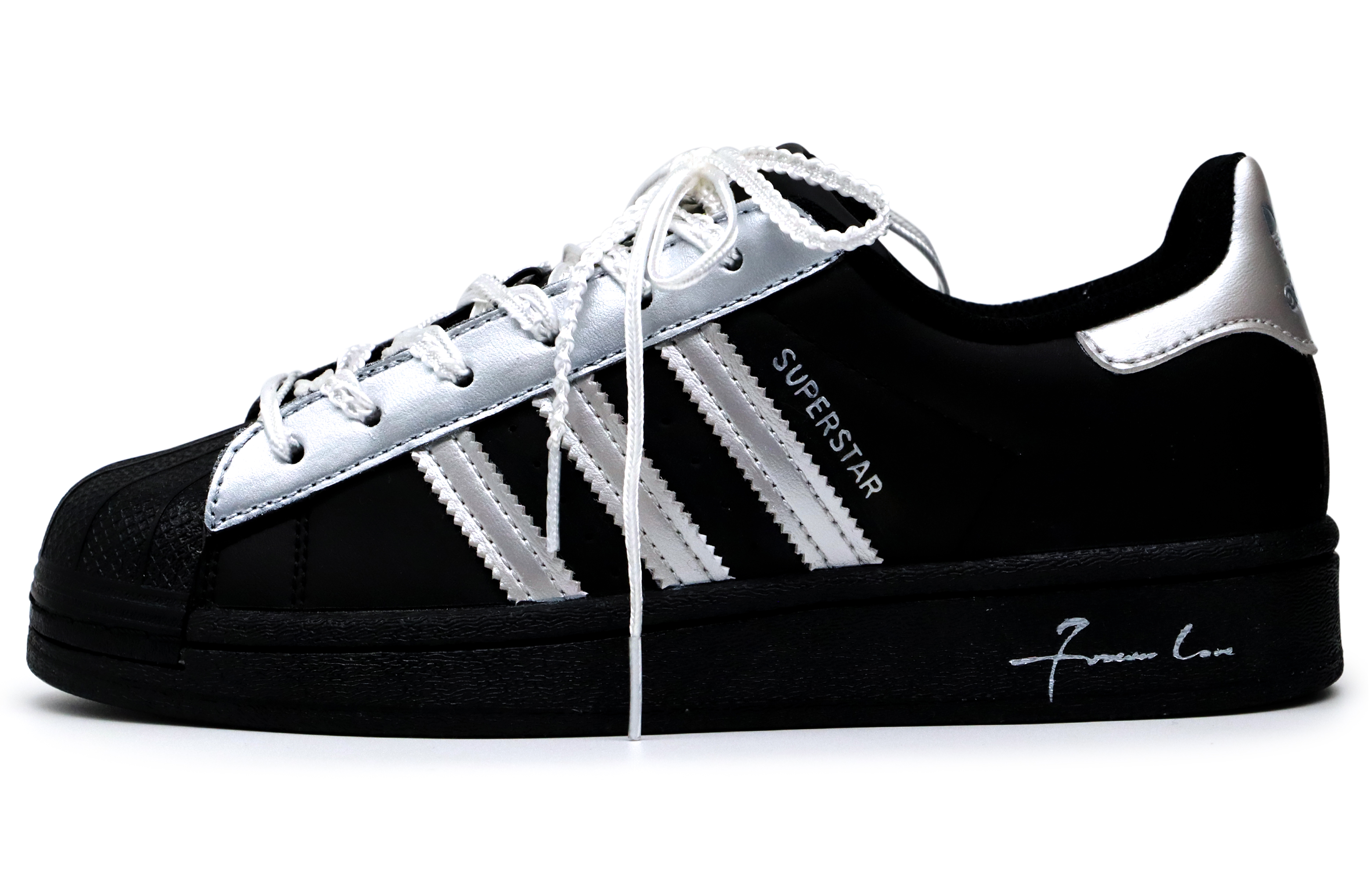 Adidas Originals Superstar Skateboard Shoes Unisex Low top Black/Silver купить в интернет-магазине Yoocart с быстрой доставкой по России.
