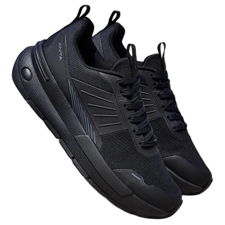 Anta Anti-Slip Wear-Resistant Low-Top Casual Running Shoes Men's Black купить в интернет-магазине Yoocart с быстрой доставкой по России.