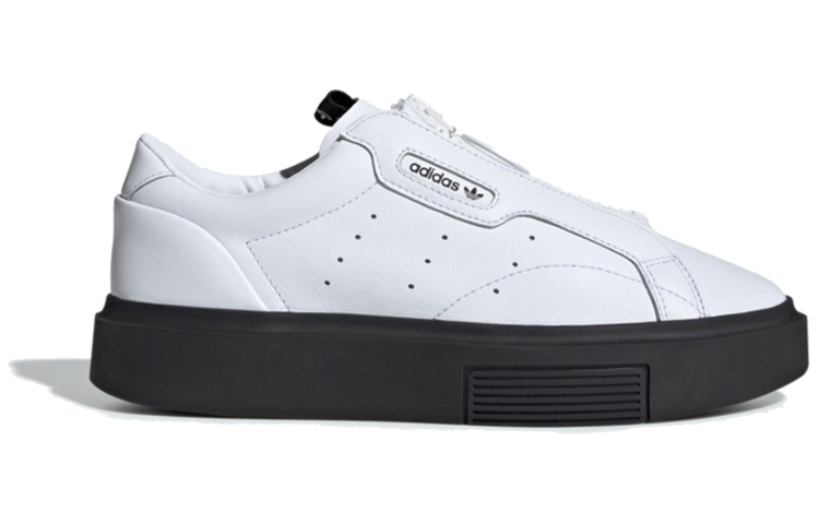 Adidas Women's Sleek Super Zip 'White Black' Women's купить в интернет-магазине Yoocart с быстрой доставкой по России.