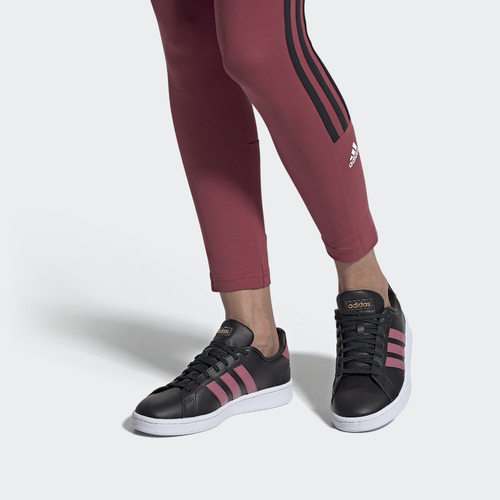 Adidas Neo Grand Court 'Black Pink' Women's