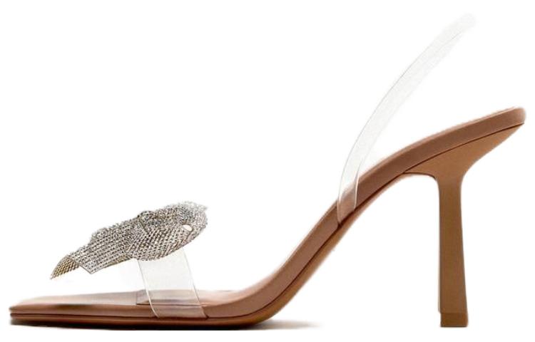 ZARA One Strap Sandals Women's Transparent