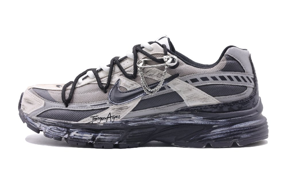 Nike Initiator Slip Resistant Low Top Casual City Commute Running Shoes Men's Gray