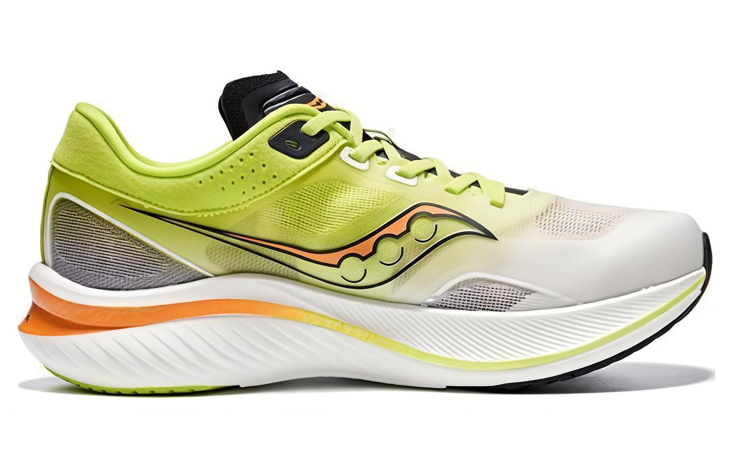 Saucony Slay Full Speed Slip Resistant Coverage Rebound Low top Training Running Shoes Unisex White Black Yellow