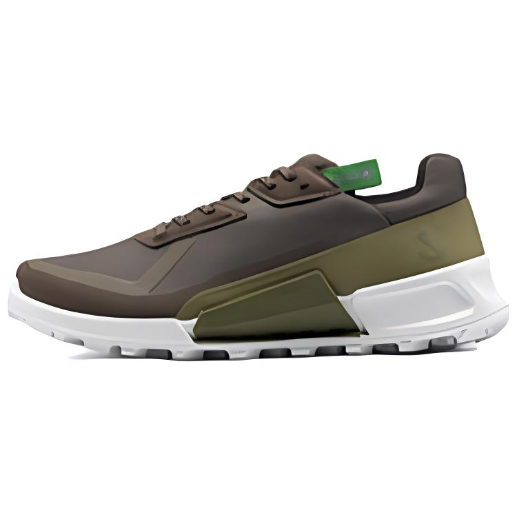 Ecco Low Top Casual Shoes Men's Army Green