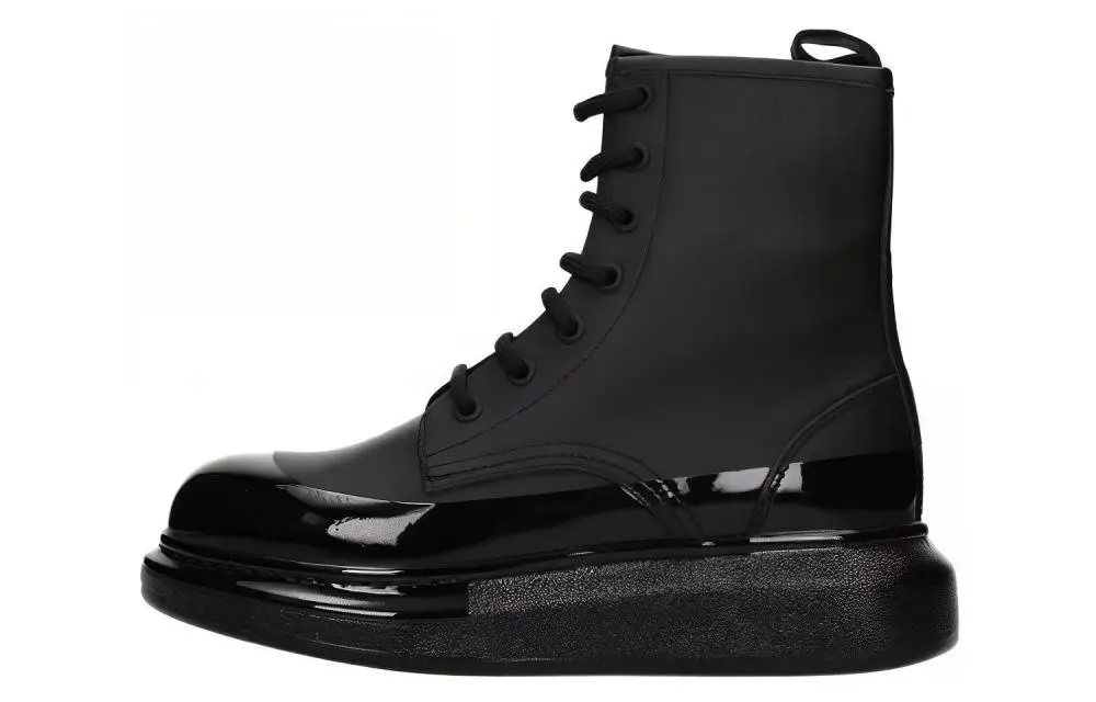 Alexander McQueen Hybrid Ankle Boots Women's Black