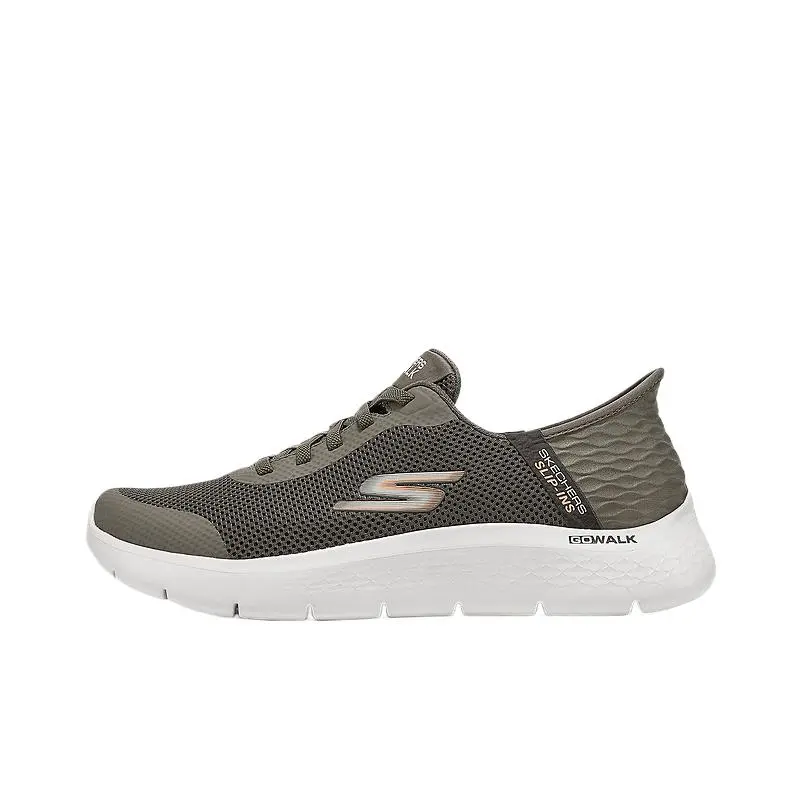 Skechers MEN'S GO WALK Abrasion Resistant Low top Training Shoes Men's Brown