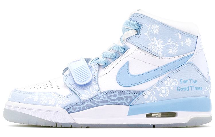 Jordan Legacy 312 High-Top Vintage Basketball Shoes Women's Carolina Blue