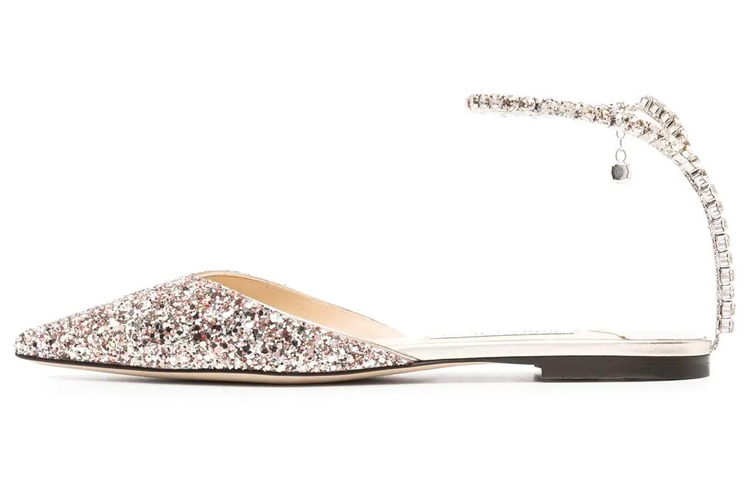 Jimmy Choo Flat Shoes Women's Pink