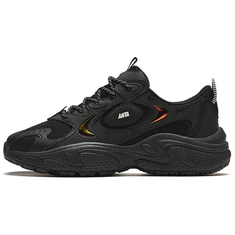 Anta Stars Height Increasing Low-Top Casual Shoes Women's Black