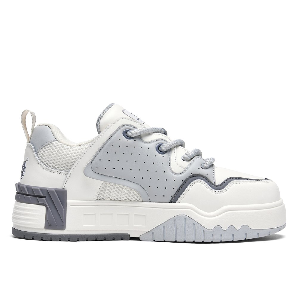 Lee White Sneakers, Trendy And Versatile, Comfortable And Breathable Low Top Skateboard Shoes Men's
