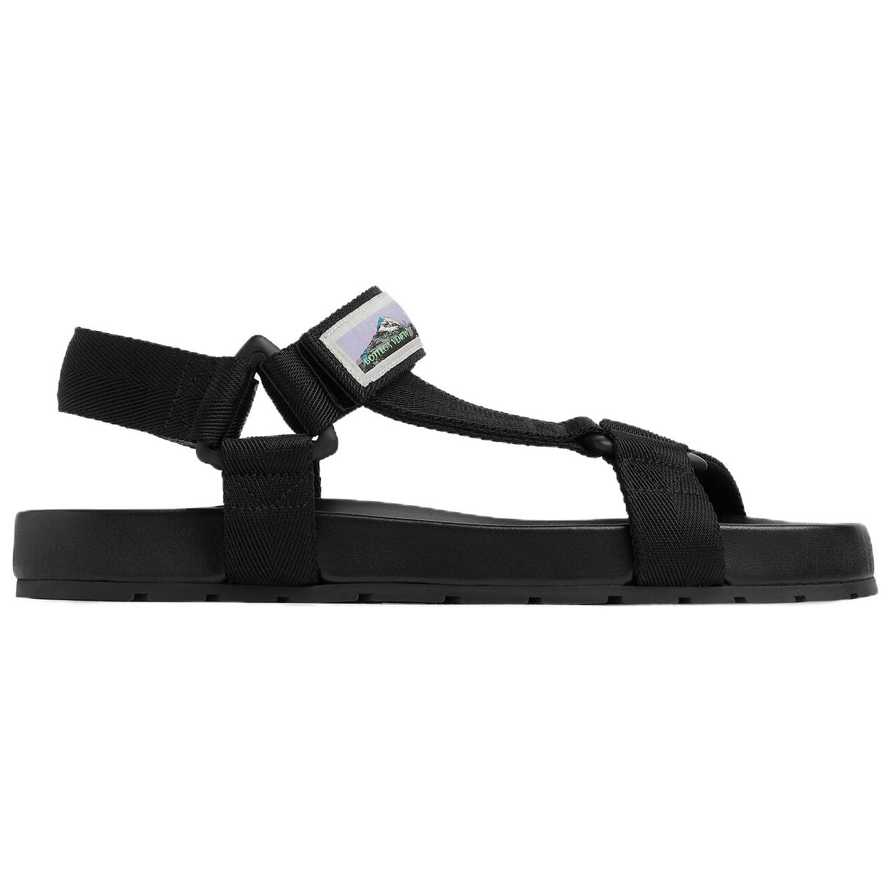 Bottega Veneta Trip One Strap Sandals Men's Black