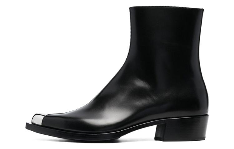 Alexander McQueen Punk 75mm Metal Toe-cap Boots
