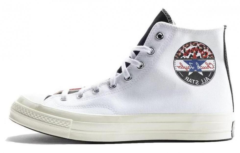 Converse Chuck 70 Hi Logo Play White University Red