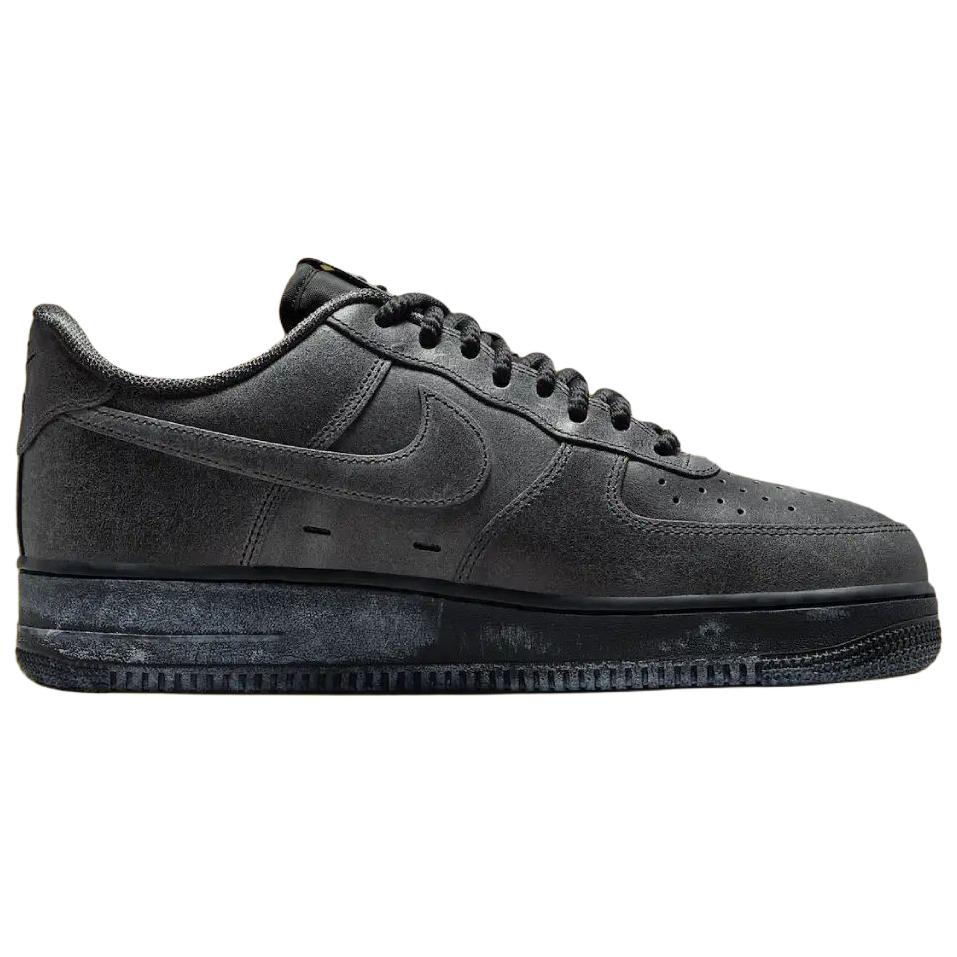 Nike Air Force 1 Abrasion Resistant Low top Skateboard Shoes Men's Black