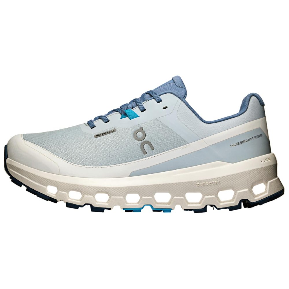 On Cloudvista 2 Anti-Slip Wear-Resistant Low-Top Running Shoes Women's Blue White