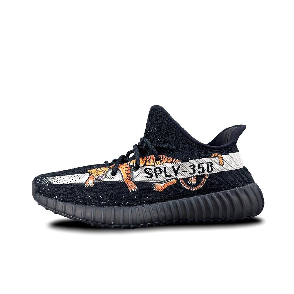Adidas Originals Yeezy Boost 350 V2 Running Shoes Unisex Low-Top Black