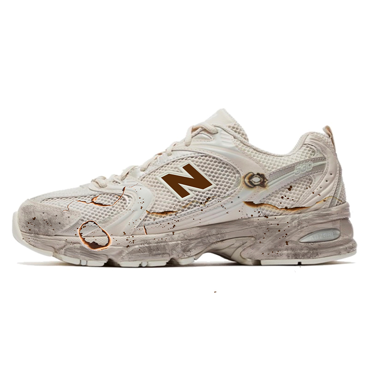 New Balance NB 530 Anti-Slip And Wear-Resistant Breathable Low-Top Running Shoes Unisex Milk Tea Beige
