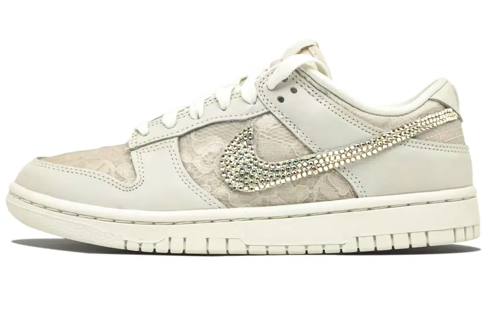 Nike Dunk Fragrant Amber 2.0 Abrasion Resistant Low top Skateboard Shoes Women's Beige