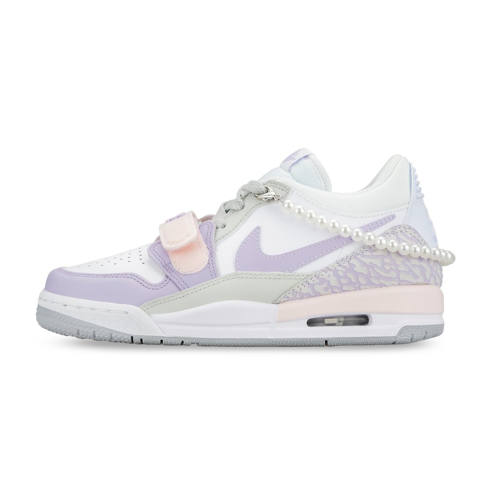 Jordan Legacy 312 Pearl StellaLou Low-Top Vintage Basketball Shoes Women's Pink Purple