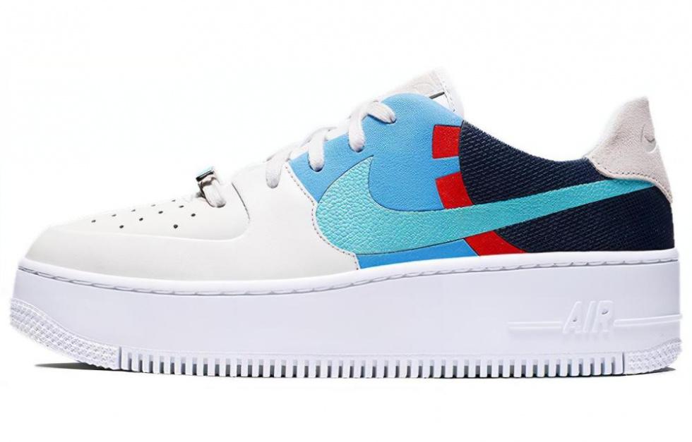 Nike Air Force 1 Low Sage White Light Blue Women's