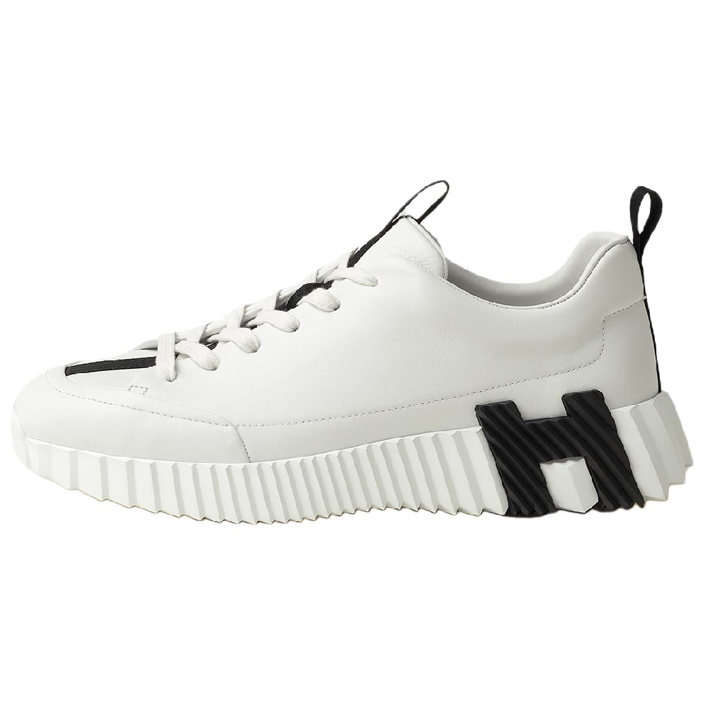 HERMES Low-Top Casual Shoes Men's White