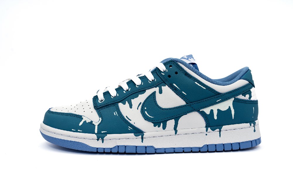 Nike Dunk Anti-Slip Wear-Resistant Low-Top Trendy Board Shoes Men's Blue
