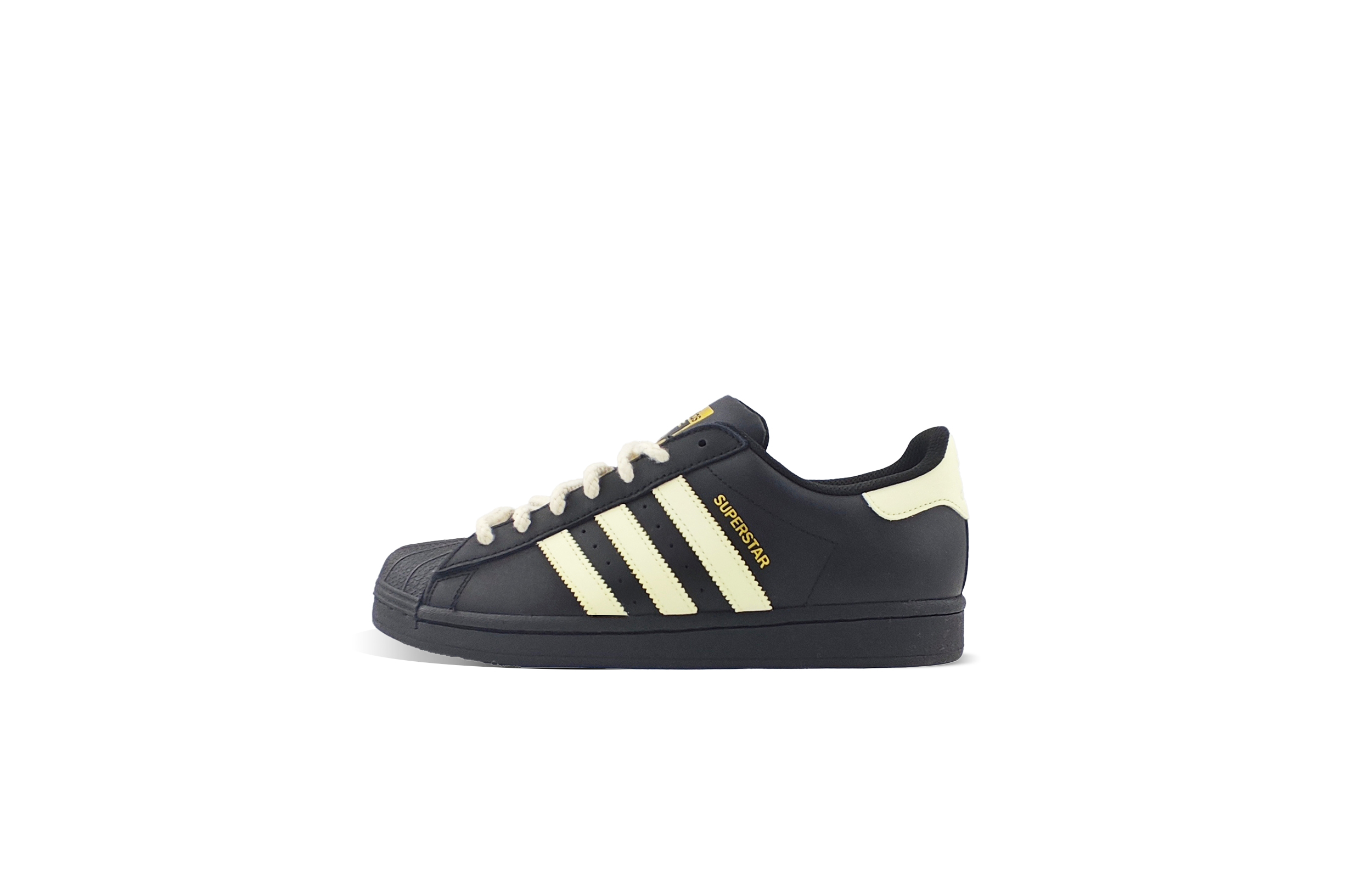 Adidas Originals SUPERSTAR Shock Absorbers Low Top Skateboard Shoes Unisex Black