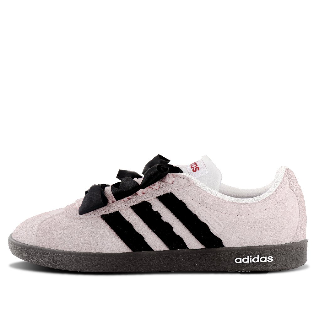 Adidas Neo VL Court 2.0 Anti Slip Wear Resistant Low Top Skateboard Shoes Unisex Light Pink