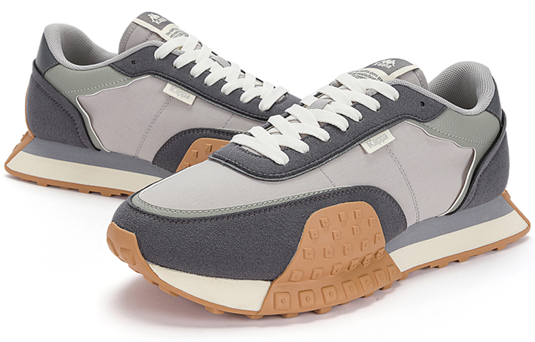 Kappa Anti Slip Wear Resistant Low Top Running Shoes Unisex Premium Gray купить в интернет-магазине Yoocart с быстрой доставкой по России.