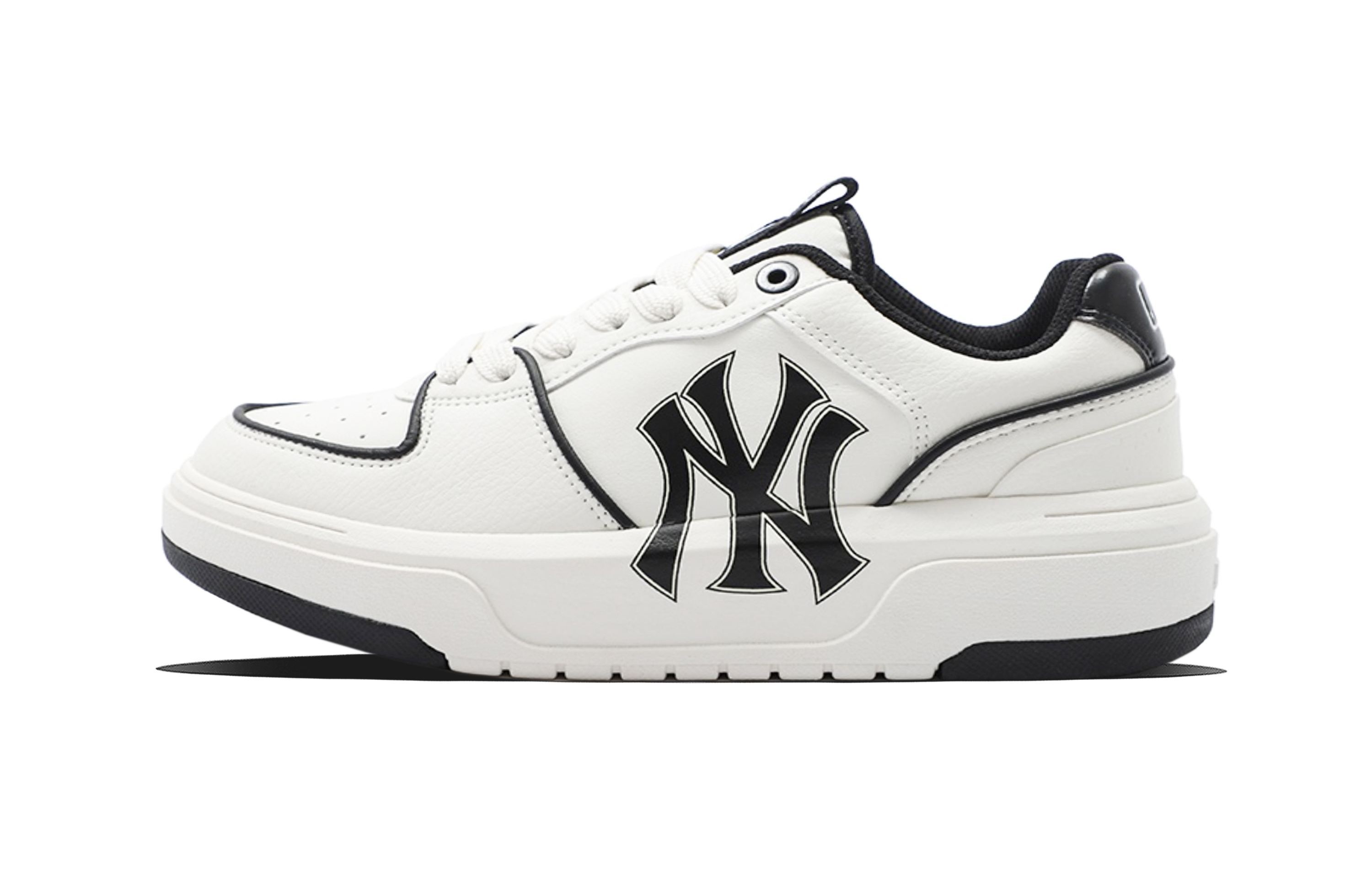 MLB Chunky Liner Explosion Abrasion Resistant Low top Skateboard Shoes Unisex Black White купить в интернет-магазине Yoocart с быстрой доставкой по России.