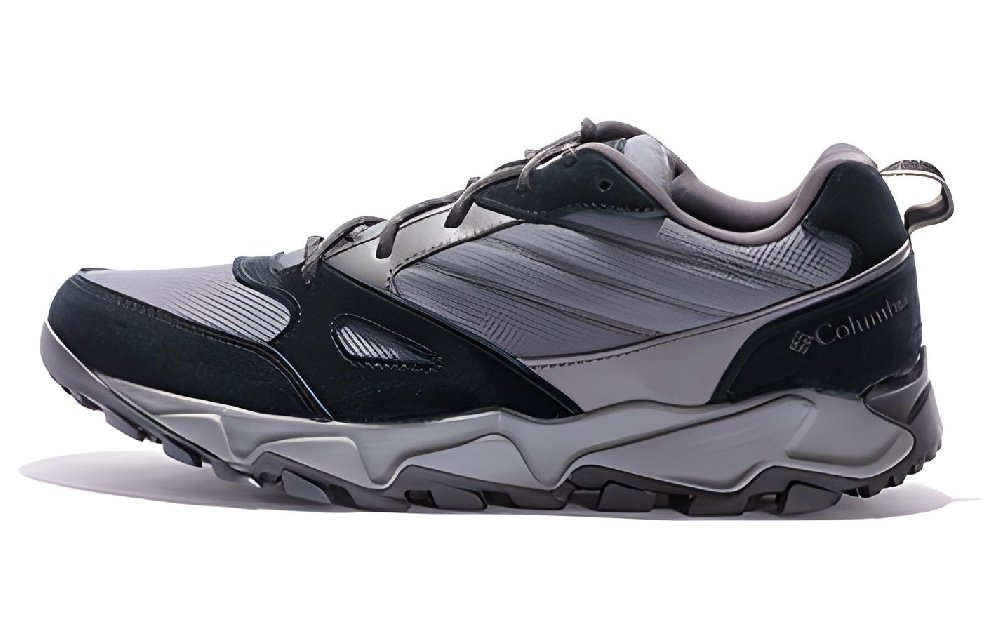 Columbia Slip-Resistant Breathable Low-Top Outdoor Shoes Black Gray Color