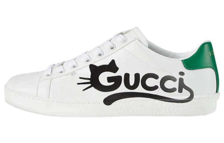 GUCCI Ace Kitten Logo Sneakers Women's